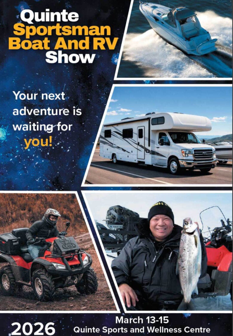quinte-sportsman-show-cover-2026 Quinte Sportsman Boat and RV show 2026 booklet cover